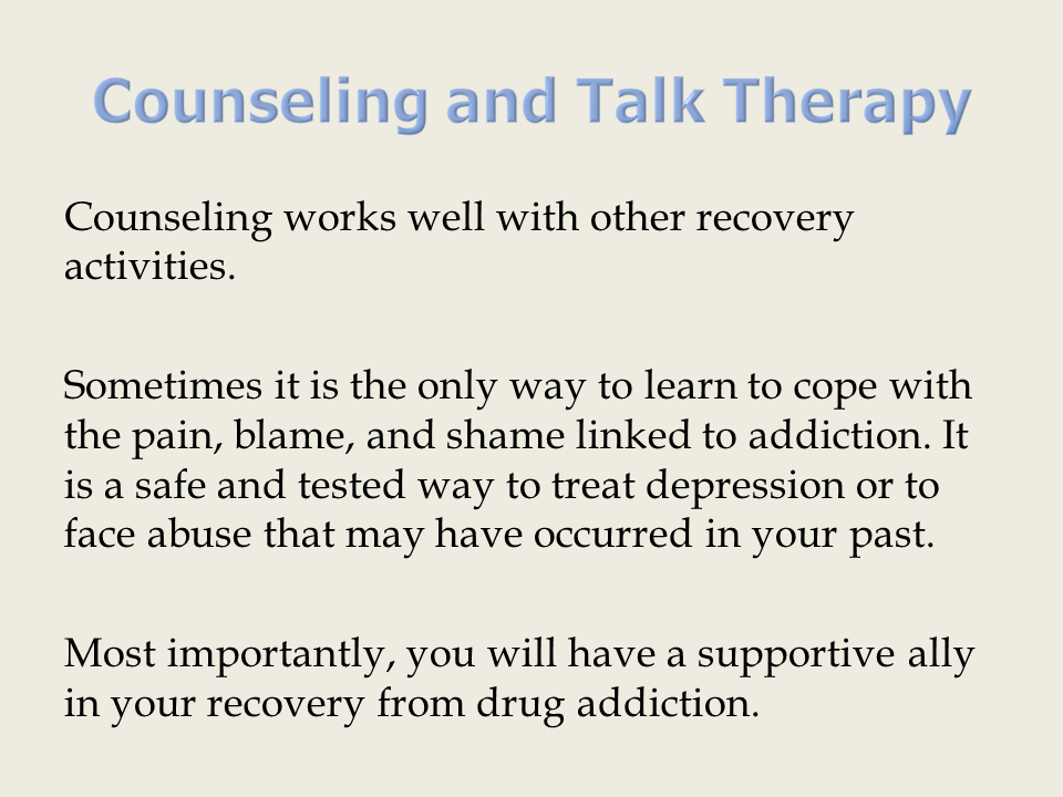 Counseling and Talk Therapy